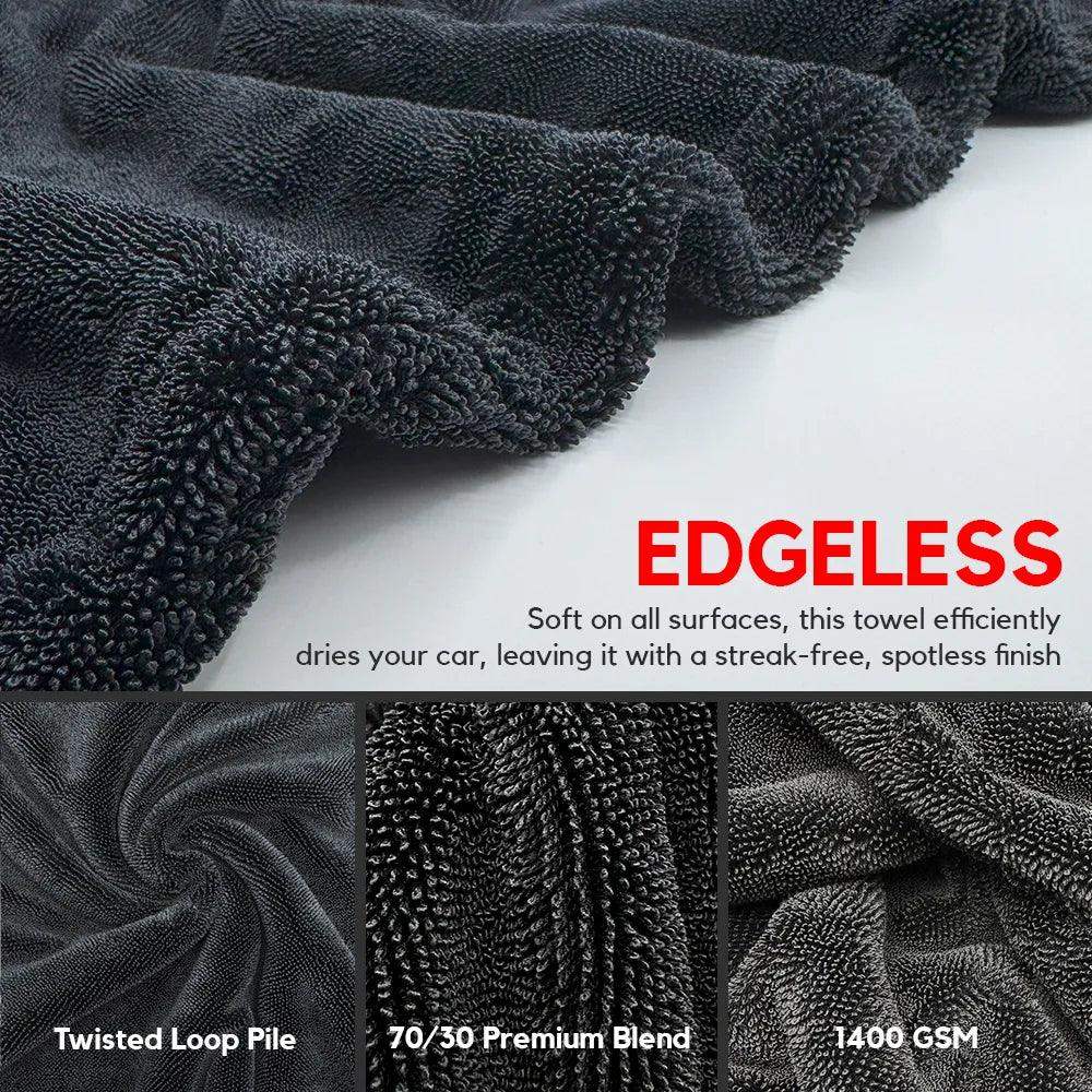 Microfiber Twisted Loop Car Drying Towel