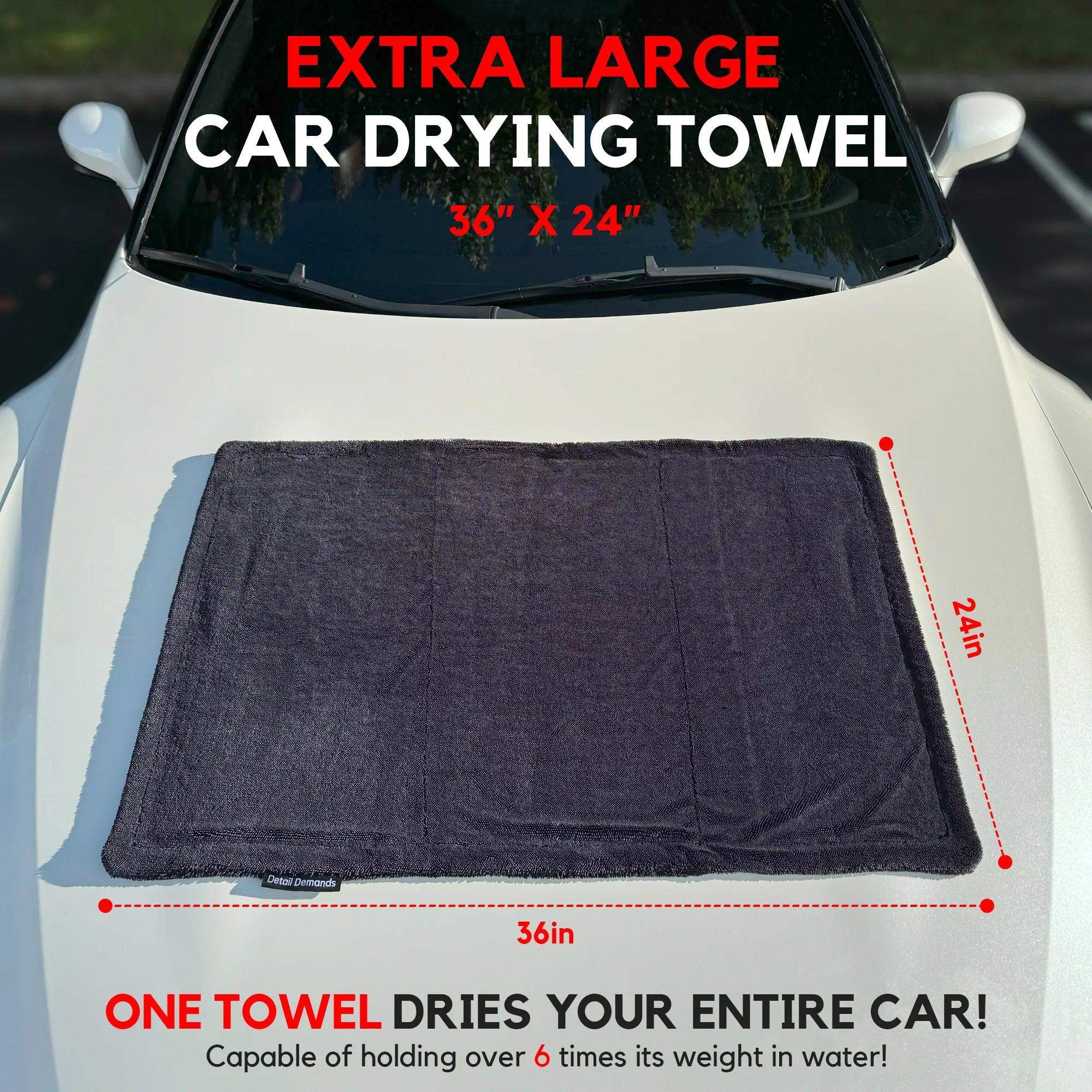 Microfiber Twisted Loop Car Drying Towel